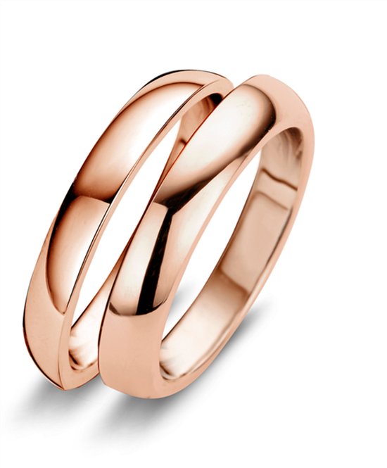 Silventi 983200116 52 Bague en acier - 2 = 1 - Rose