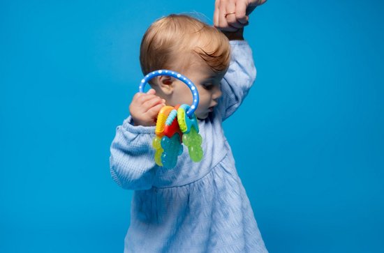 Nûby bijtspeeltje Koelbijtsleutels - blauw - 3m+ van Nûby — afbeelding 4