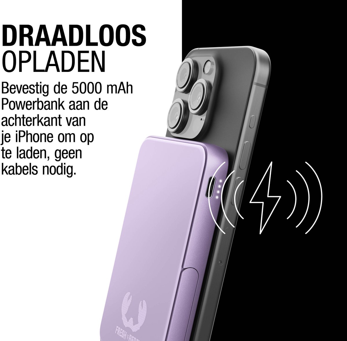 Fresh 'n Rebel Magnetische Powerbank - afbeelding 2