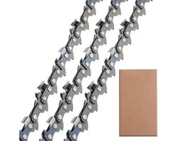 Kettingzaagketting met lage terugslag - 3/8" LP 50 schakels - 1,1 mm 35 cm - Compatibel met geschikt voor STIHL MS170 MS180 MS192T - 3610 000 0050 - 3-pack