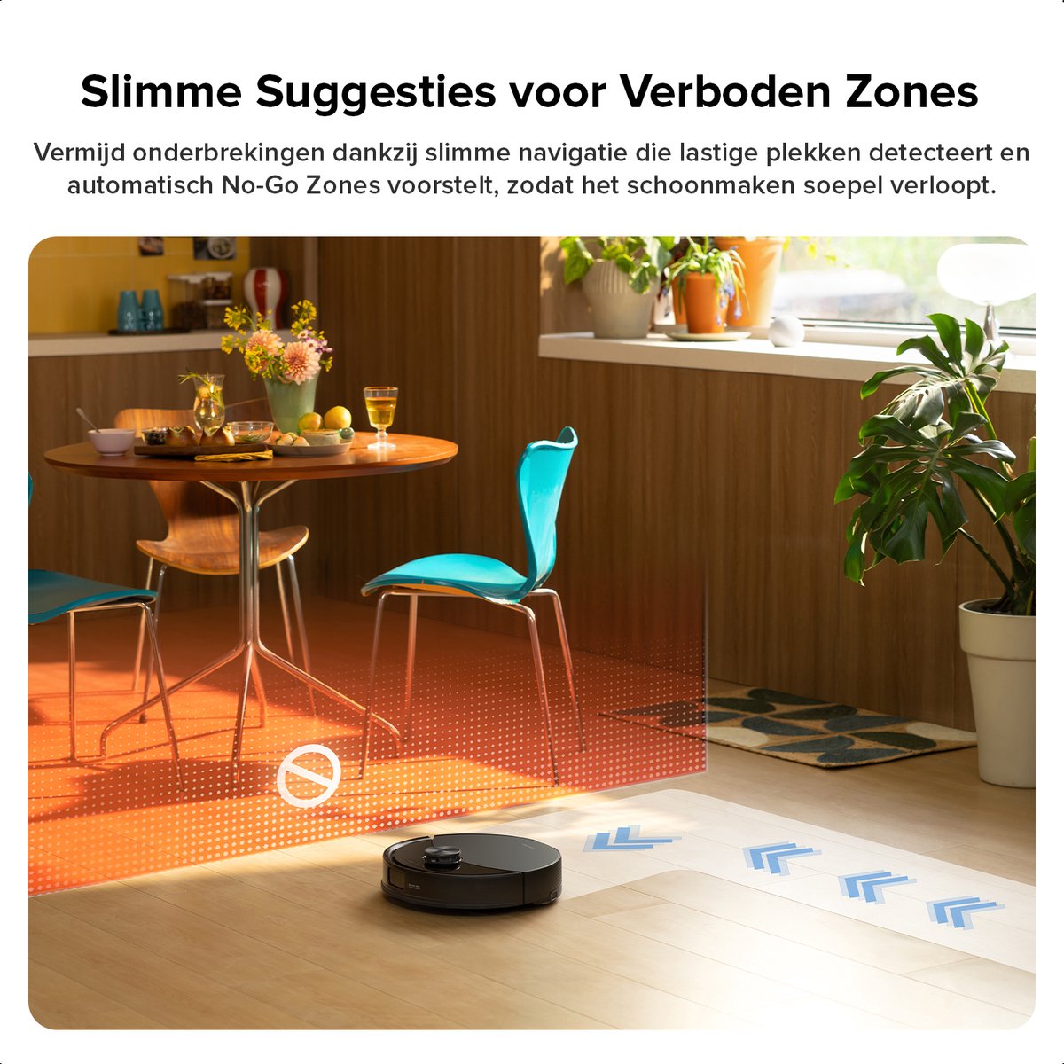 Roborock Q10 S5 Robotstofzuiger– 10000 Pa Zuigkracht–Dubbele Anti-klitfunctie–VibraRise 2.0-Systeem– 8 mm Dweillift– PreciSense LiDAR-navigatie–Obstakelvermijding– APP–Zwart — afbeelding 7