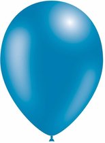 Blauwe Ballonnen Metallic 25cm 10 stuks