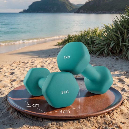 Dumbbell set 20 kg – Halterset 2 x 10 kg - Zwart