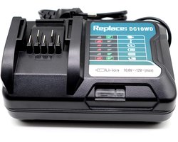 Geschikt voor DC10WD DC10SB DC10WC 12V 10,8V lader, compatibel met Makita 12V accu BL1021B BL1041B BL1015 BL1016 197396-9 BL1040B BL1040 197406-2