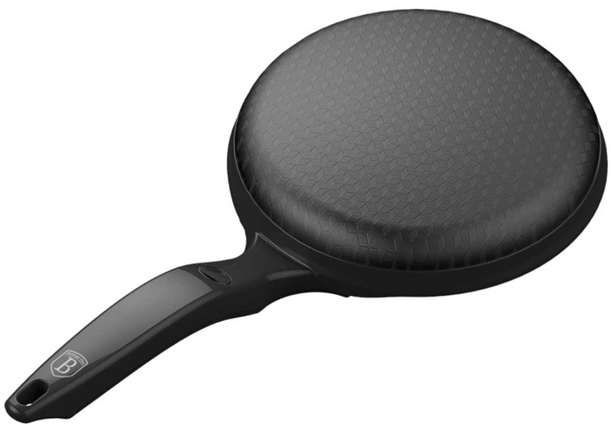 Elektrische pannenkoekenpan 20 cm Berlinger Haus BH-9655 Mat Zwart