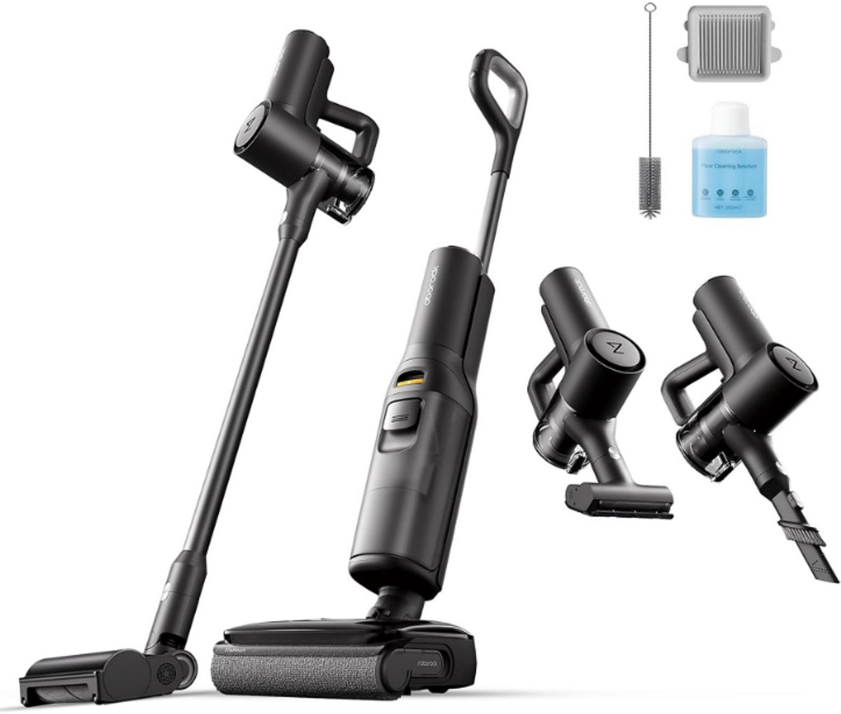 Roborock F25 ACE Combo Draadloze Nat- en Droogzuiger Zwart