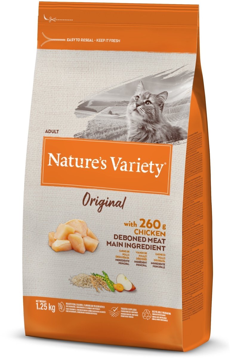 Natures variety Nature's Variety - Original Chicken Adult Kattenvoer.