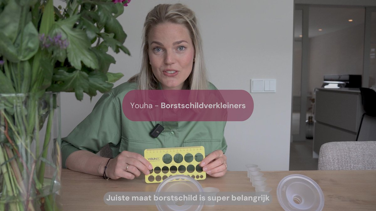 Youha® Borstschildverkleiners - Borstschilden - Borstkolf Accessories Bpa Vrij Elektrische Draadloze Borstkolven Silicone Borstschilden Set Van 2 Stuks Maat 19 Mm