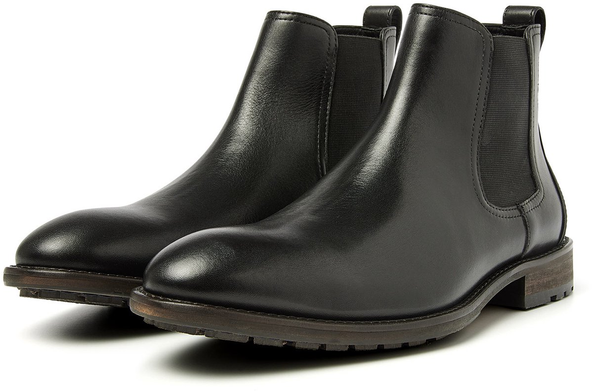 VANLIER - Heren Schoenen Montana - Zwart - Maat 42