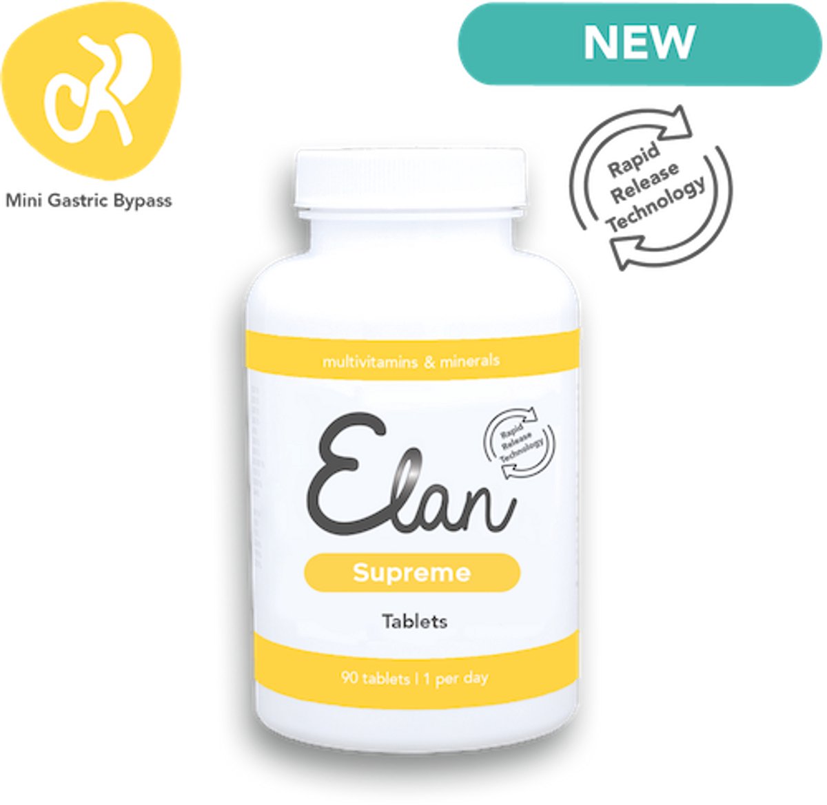 Mini Gastric Bypass - WLS Multivitaminen - Elan Supreme tabletten - 90 tabletten