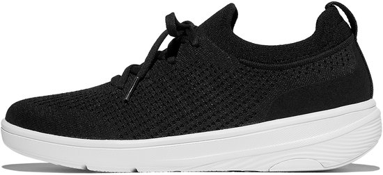 Baskets pour femmes à lacets FitFlop Super-Q Knit Slip-On NOIRES - Taille 40
