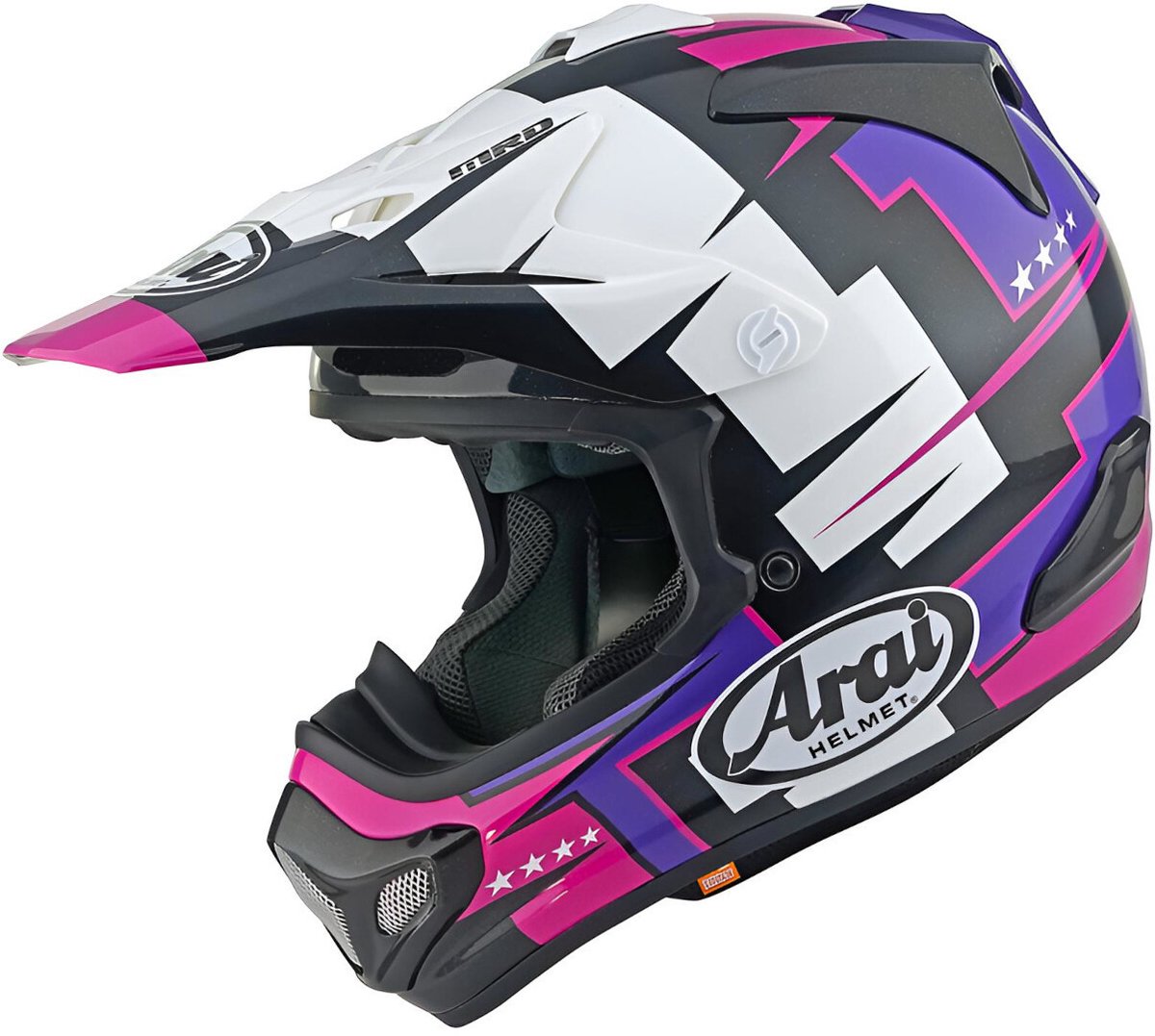 Arai MX-V EVO Battle Paars Crosshelm - Helm