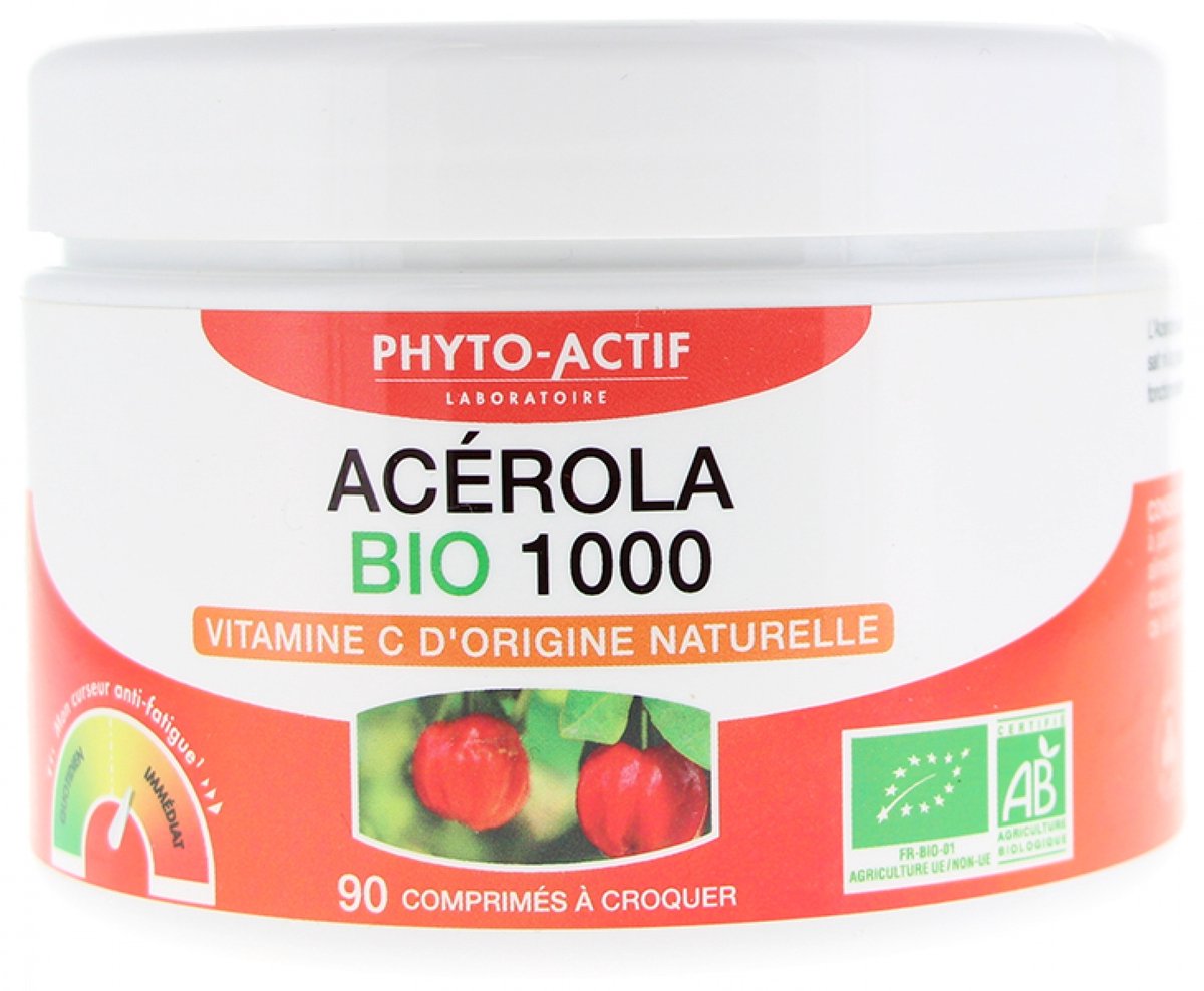 Phyto-Actif Acerola 1000 Organic 90 Tabletten