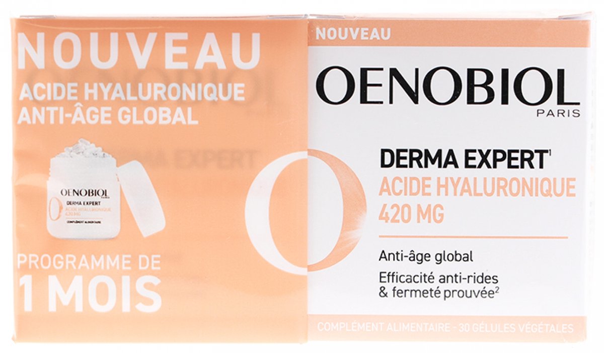Oenobiol Derma Expert Hyaluronzuur 420 mg Pak van 2 x 30 Capsules
