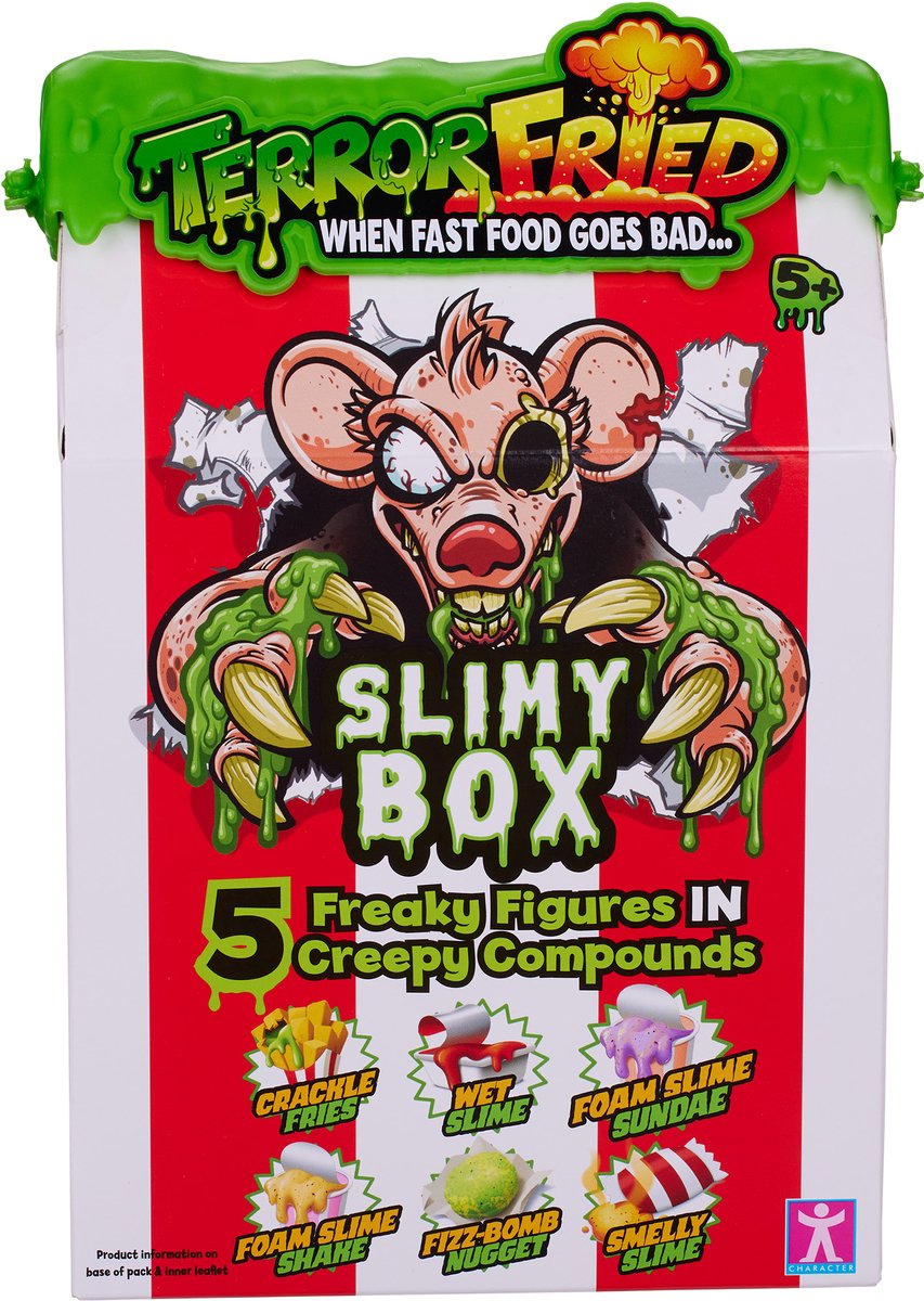 Terror Fried the slimey box - vieze en griezelige wezens uit de frituur
