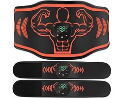 JMZR® Buikspiertrainers Elektrisch - Hometrainer Afvallen - Fitness - Zwart en Oranje