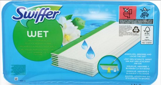 Swiffer Wet Vloerreiniger Morning Fresh Vochtige Vloerdoekjes