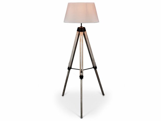 Lanterfant® Lamp Leen Wit Driepoot Staande lamp