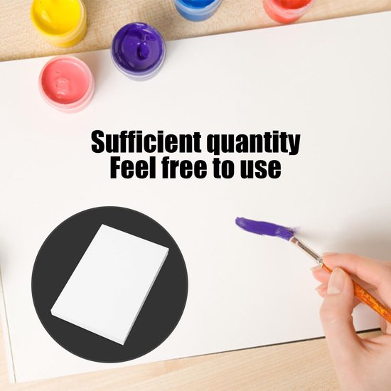 50 Vellen Blanco Aquarel Kaarten, 10x15cm Witte Blanco Kaarten Aquarel Groet Aquarel Papieren Kaarten voor Uitnodigingen Schilderen Notities Bruiloft