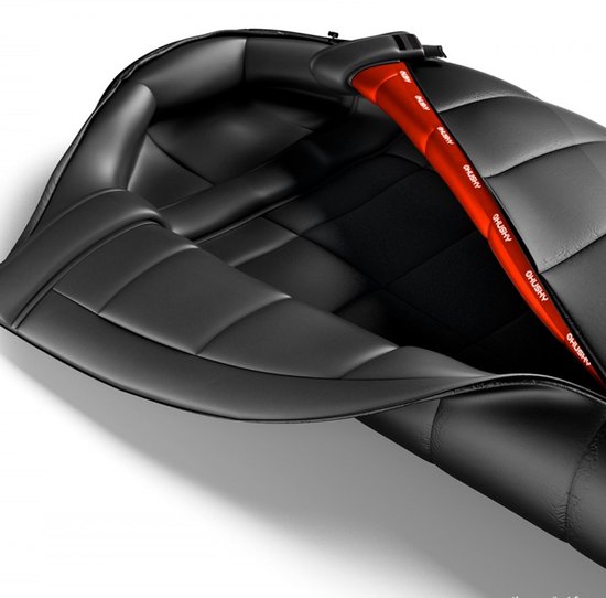 Husky mummyslaapzak Espace -6°C 2021 220 x 85 cm - Grijs met Groen van Husky — afbeelding 5