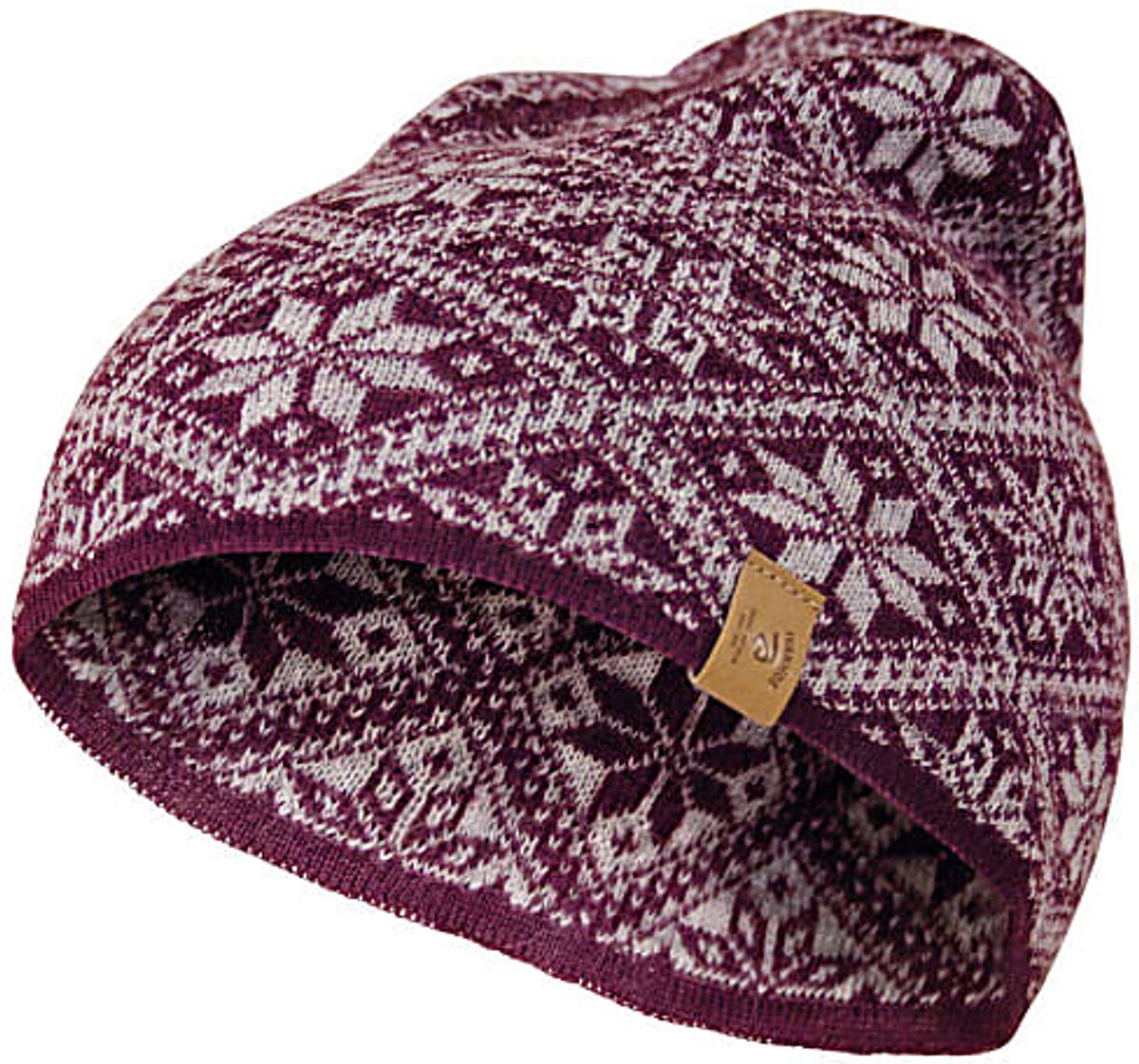 Ivanhoe gebreide muts van wol Freya Red Cabbage - One Size - Rood