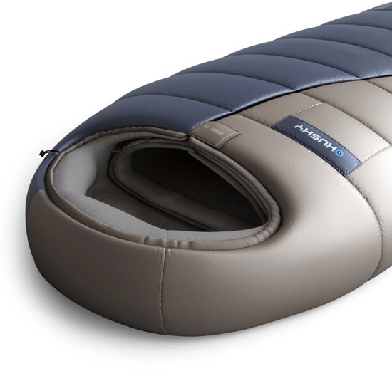 Husky mummyslaapzak Ember Long 2024 -15°C - 230 cm - Blauw met Grijs van Husky — afbeelding 2