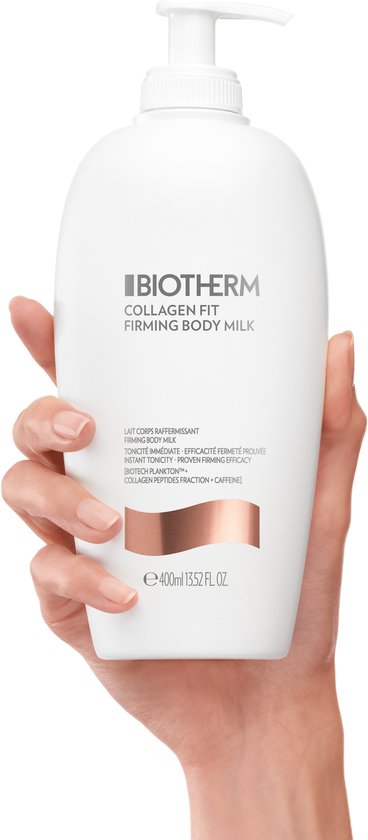 Biotherm Collagen Fit Firming Body Milk - Hydraterende Bodylotion - Voor een zichtbaar stevigere huid - Shea Butter - Collageenpeptiden - Cafeïne - 400ml
