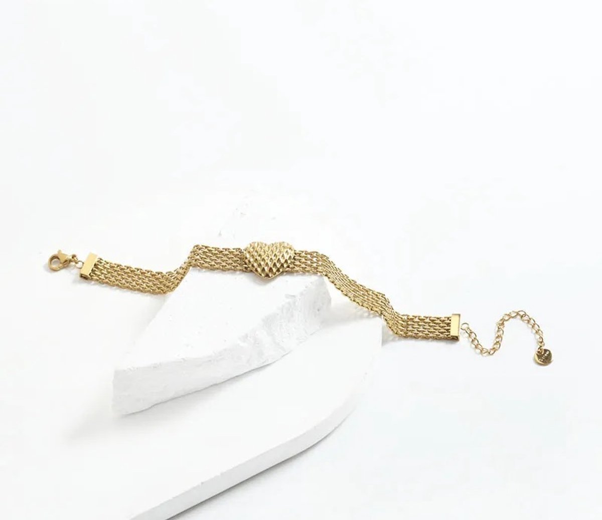 Armband Si Amor Sieraden BW5660-G Roestvrij Staal Kleur Goud