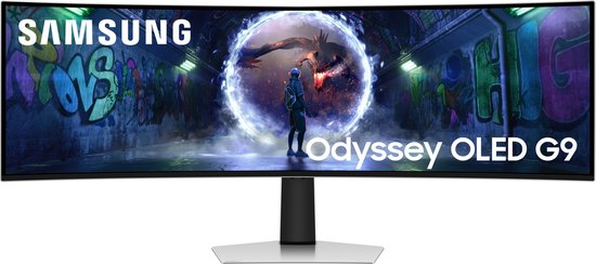 Samsung Odyssey G9 LS49DG934SUXEN - DQHD OLED Gaming Monitor - 240Hz - 49 Inch