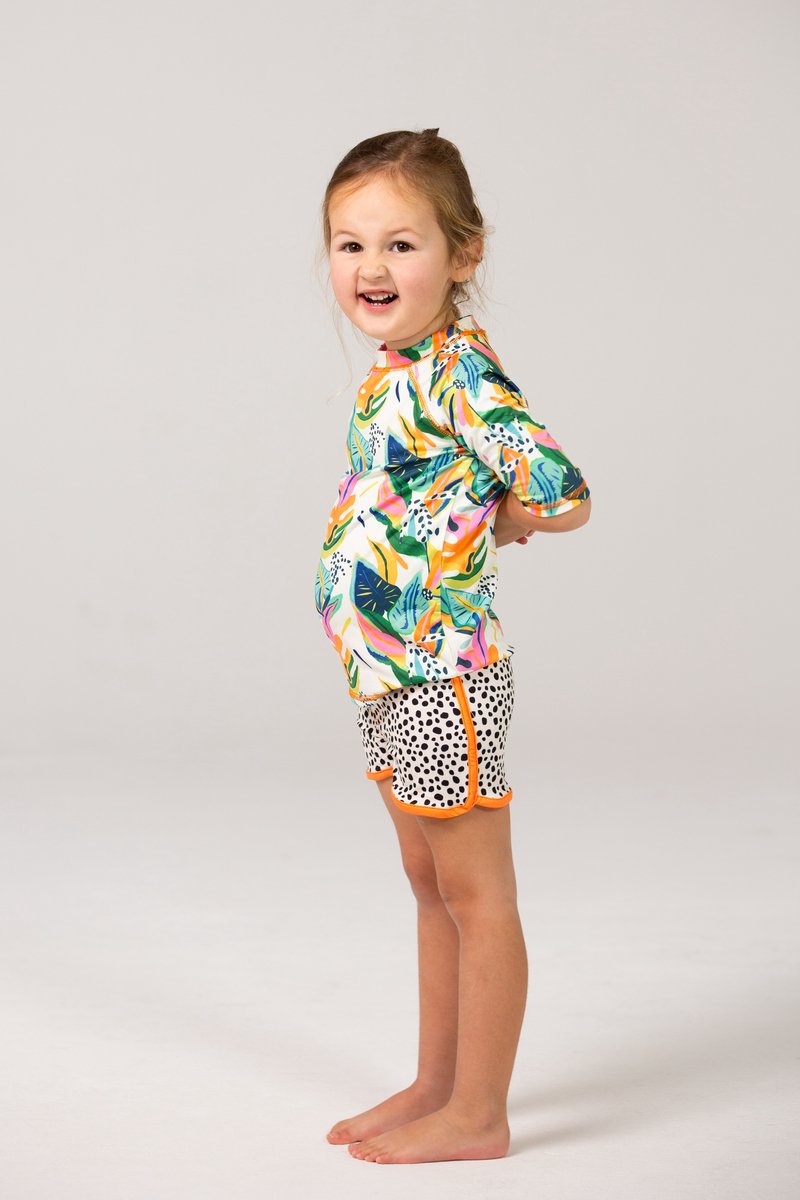 Ducksday - zwembroek - UV - moana - oranje - 7 - 8jaar - valt klein — afbeelding 5