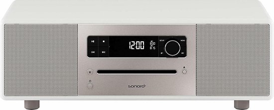 De lucht regeren vijandigheid Sonoro Lounge - Dab radio - CD-Speler - Bluetooth - Hoogglans Wit | bol.com