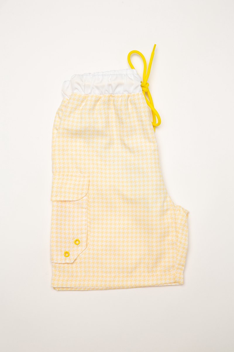 Ducksday - Zwemshort voor jongen - boardshort - UPF50+ - Surf - Lemonade - Lichtgeel - 134/140 — afbeelding 2