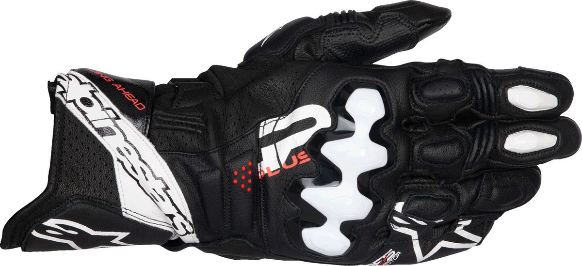 Alpinestars GP Plus R V3 Zwart Wit Leren Handschoenen - Handschoen