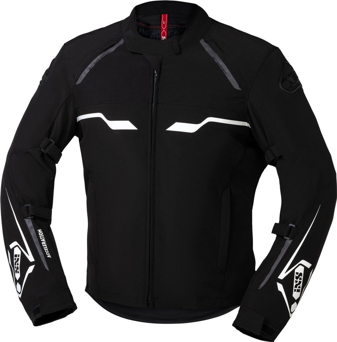 IXS Hexalon-ST Waterdichte Zwart Wit Textiele Motorjas - Jas