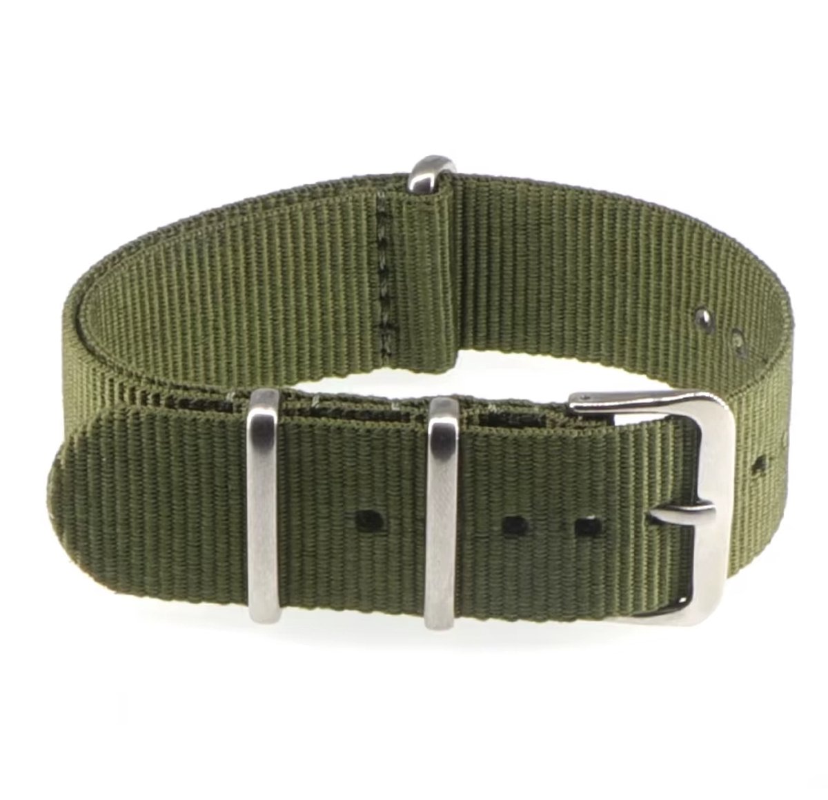 Actie4you® - Nato Strap - Horlogeband - G10 Military Nylon Strap - Horloge Bandje Nylon - Universeel - 20MM - Groen