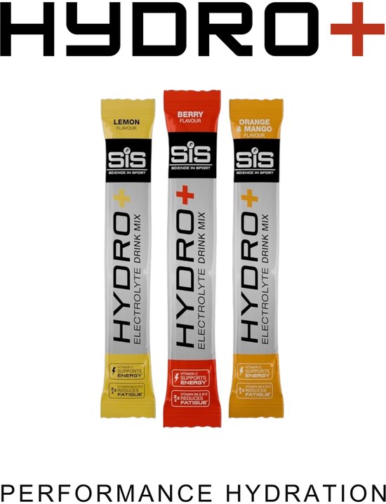 Science in Sport - SIS Hydro+ Elektrolyten Poeder - 5 verschillende elektrolyten - Berry Smaak - Suikervrij - 20 x 4,1 g — afbeelding 3