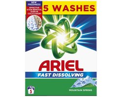 Ariel Fast Dissolving Mountain Spring – Waspoeder voor Witte Was – 275g – 5 Wasbeurten