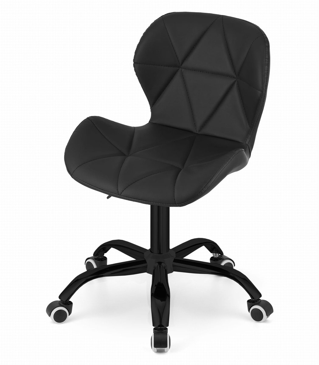 NOTO draaistoel eco-leer - zwart
