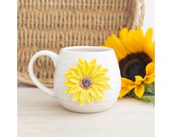 Something Different - Hello Sunshine Rounded with 3D Sunflower Mok/beker - Multicolours