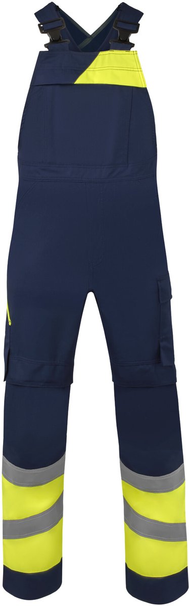 HAVEP Amk overall High Vis 20446 - Marine/Fluo Geel - 54