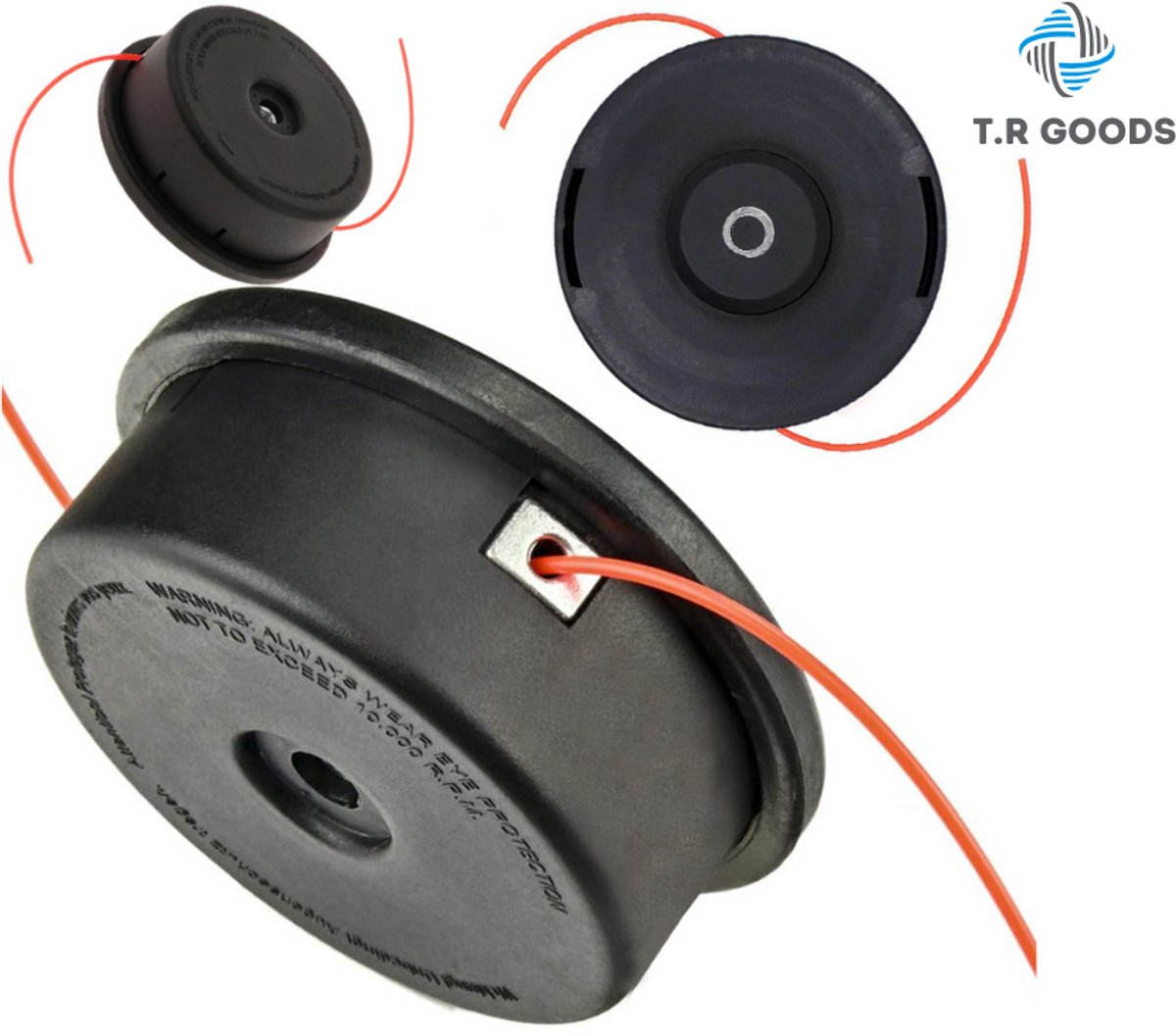 T.R Goods® - Universele Draadkop / Maaikop voor Bosmaaier of Trimmer - M10 x 1,25