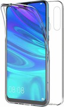 Ntech Hoesje Geschikt voor Huawei P Smart Plus (2019) Dual TPU Case hoesje 360° Cover 2 in 1 Case ( Voor en Achter) Transparant