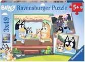 Ravensburger Bluey De Avonturen van Bluey - Puzzel - 3x49 stukjes - Vanaf 5 jaar