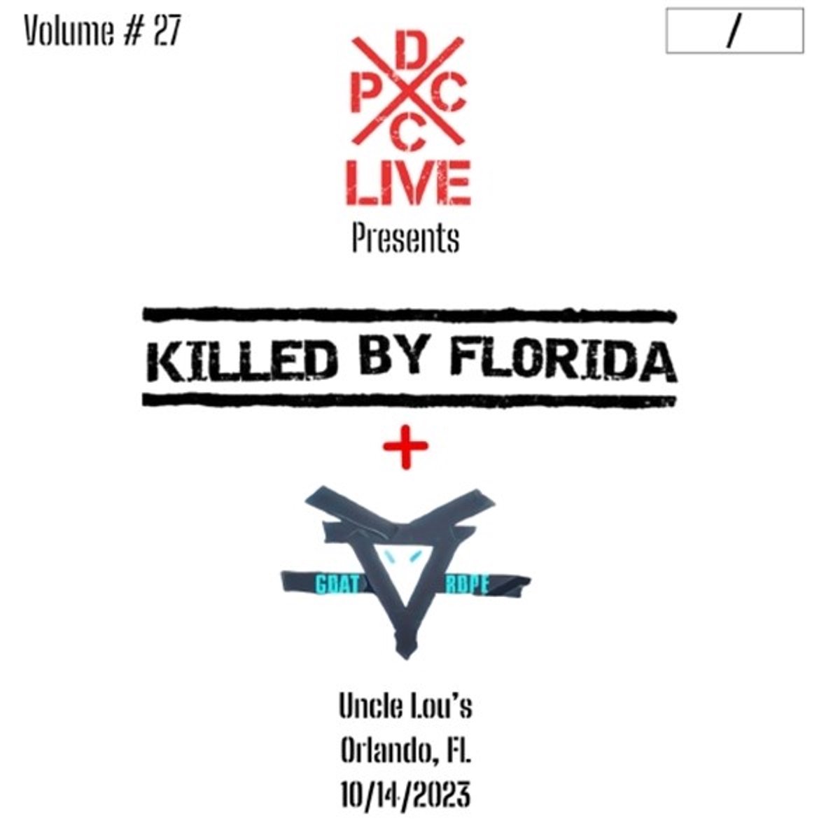 Killed By Florida & Goat Rope - DCxPC Live Vol. 27 (LP)