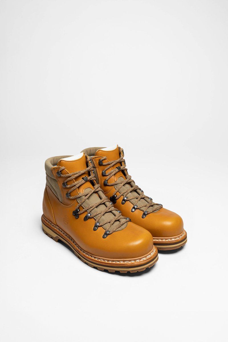 STUIBEN II Cognac Heren Trekkingschoenen Oranje