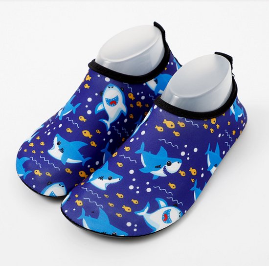 Chaussures Slipstop pour enfants - Chaussures aquatiques antidérapantes - Chaussures de natation - Requins - Pointure 24-25