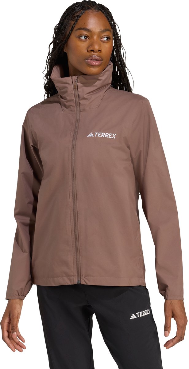 adidas TERREX Multi Essentials 2L Regenjack - Dames - Bruin
