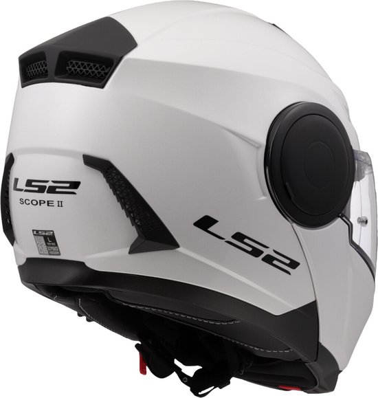 Casque système LS2 FF902 Scope II blanc brillant uni XL