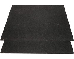Bodo® 2 x Anti Trillingsmat Wasmachine en droger - 60x60x2cm