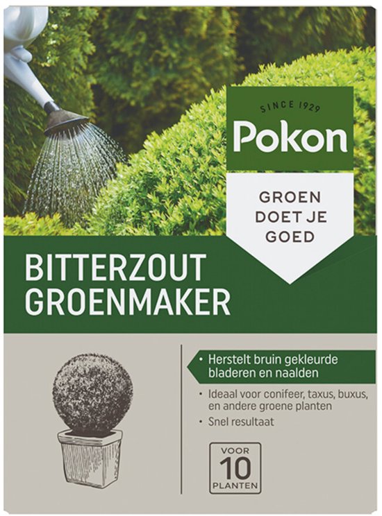 Magnesium voor planten kopen: bitterzout versus kieseriet 10 Pokon Bitterzout Groenmaker - 500gr - standaard samenstelling